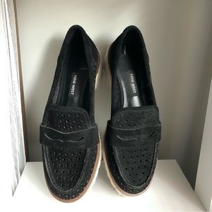 NINE WEST Shoes | Black Loafers | Suede | Size: 7 | Heels: 1.5 inches